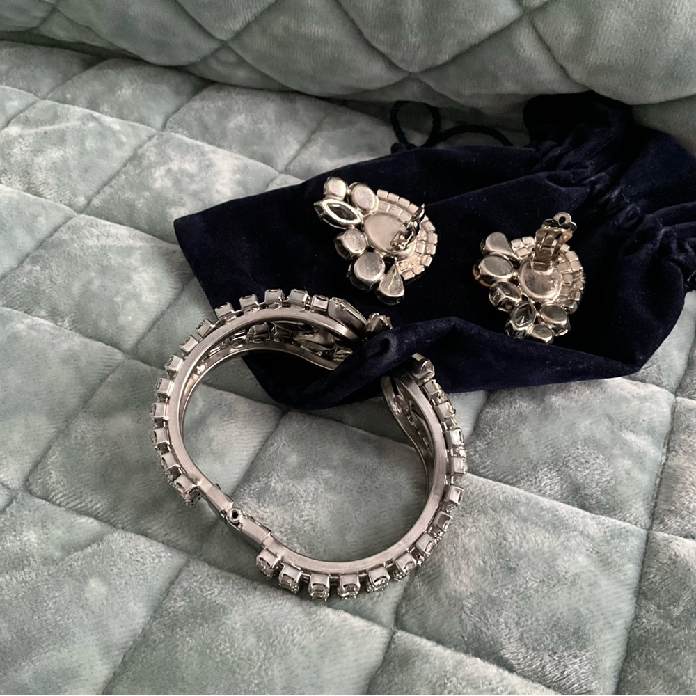 Vintage Crystal Jewelry Set - Picture 2 of 6